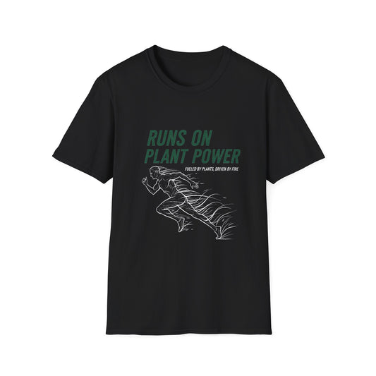 Runs On Plant Power Tee