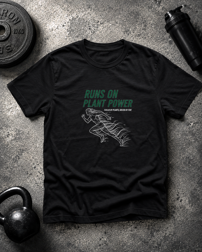 Runs On Plant Power Tee