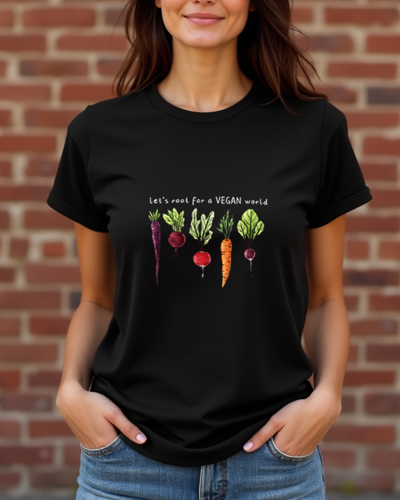Root for a vegan world Tee