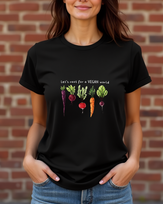Root for a vegan world Tee
