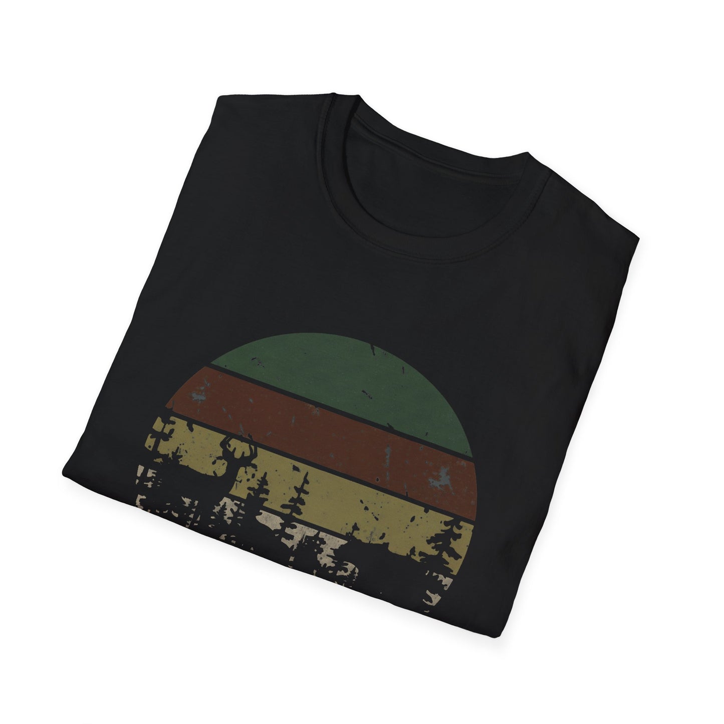 Rainbow Pattern Forest with Animals T-Shirt