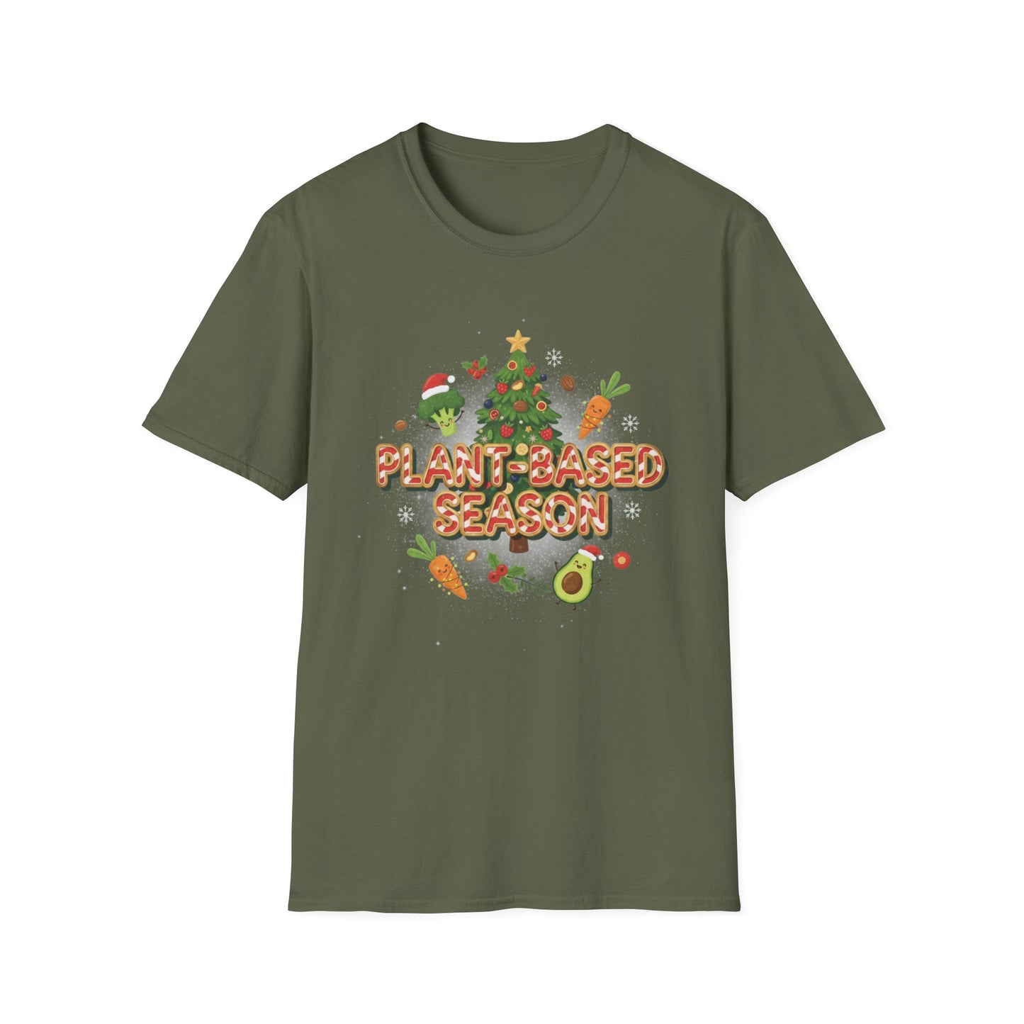 Plant-Based Season Christmas T-Shirt