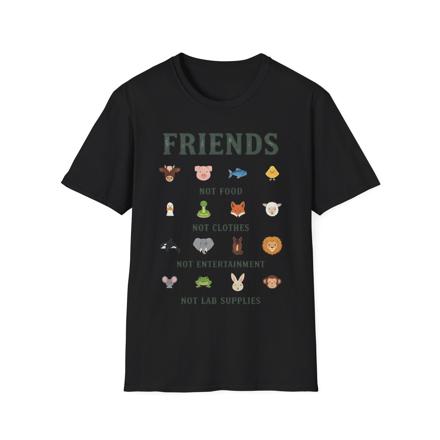 Friends NOT Food/Clothes/Entertainment/Lab Supplies T-Shirt