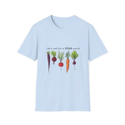 Let's root for a vegan world T-Shirt