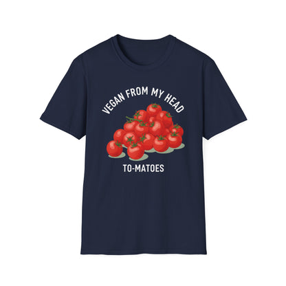 Vegan from my head tomatoes T-Shirt