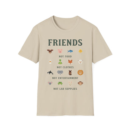 Friends NOT Food/Clothes/Entertainment/Lab Supplies T-Shirt