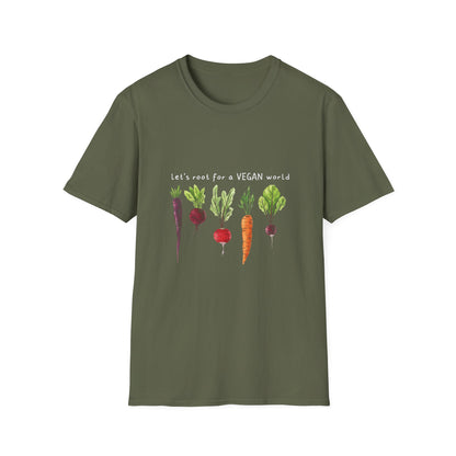 Let's root for a vegan world T-Shirt