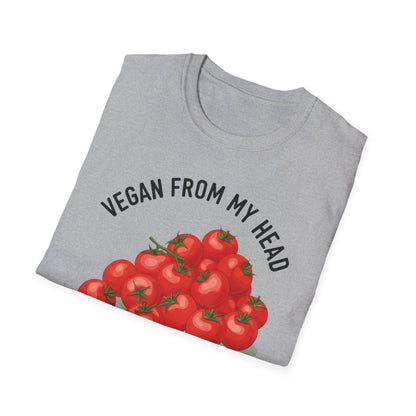 Vegan from my head tomatoes T-Shirt
