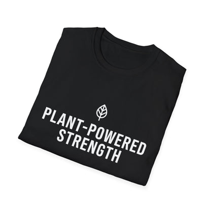 Plant-Powered Strength with Leaf Motif T-Shirt