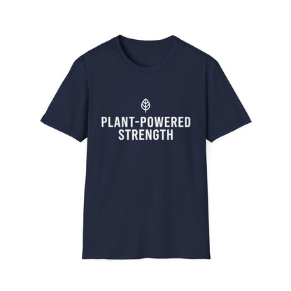 Plant-Powered Strength with Leaf Motif T-Shirt