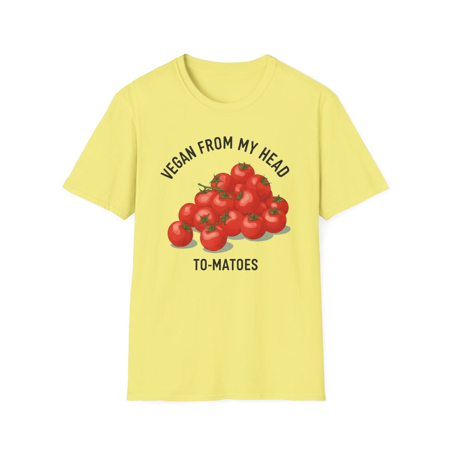 Vegan from my head tomatoes T-Shirt