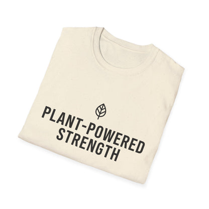 Plant-Powered Strength with Leaf Motif T-Shirt