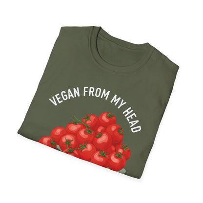 Vegan from my head tomatoes T-Shirt