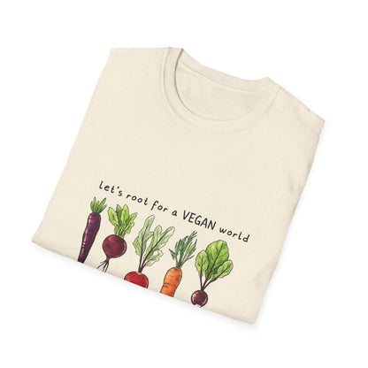 Let's root for a vegan world T-Shirt