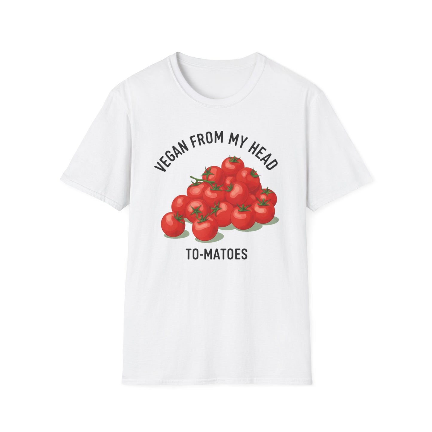 Vegan from my head tomatoes T-Shirt