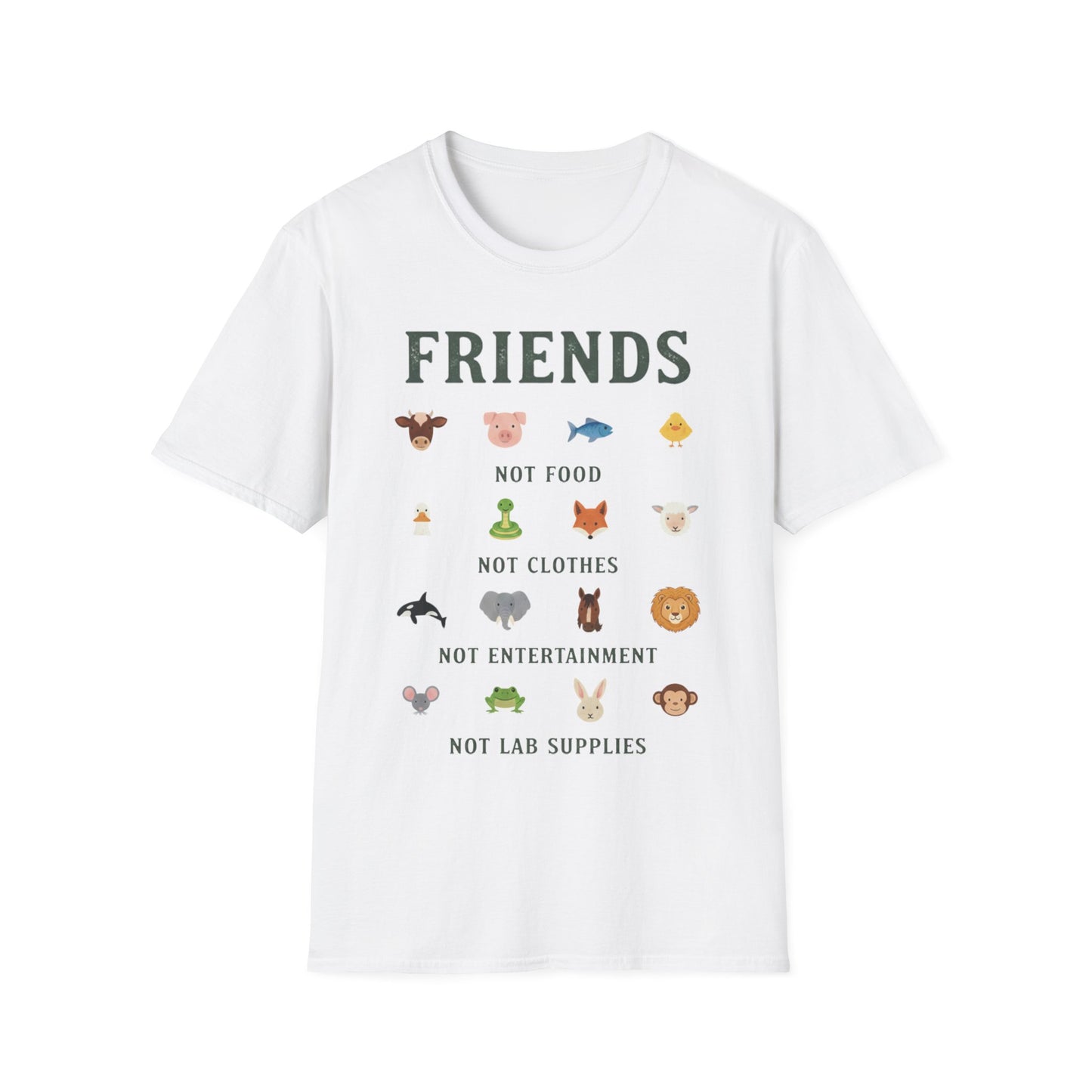 Friends NOT Food/Clothes/Entertainment/Lab Supplies T-Shirt