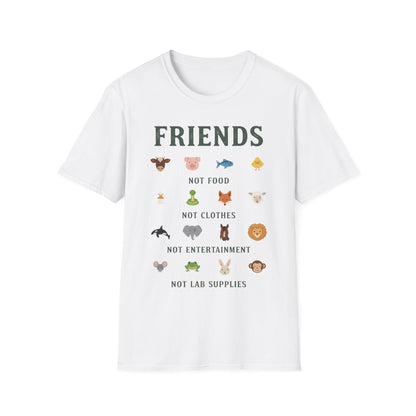 Friends NOT Food/Clothes/Entertainment/Lab Supplies T-Shirt