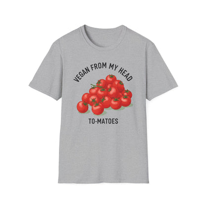 Vegan from my head tomatoes T-Shirt