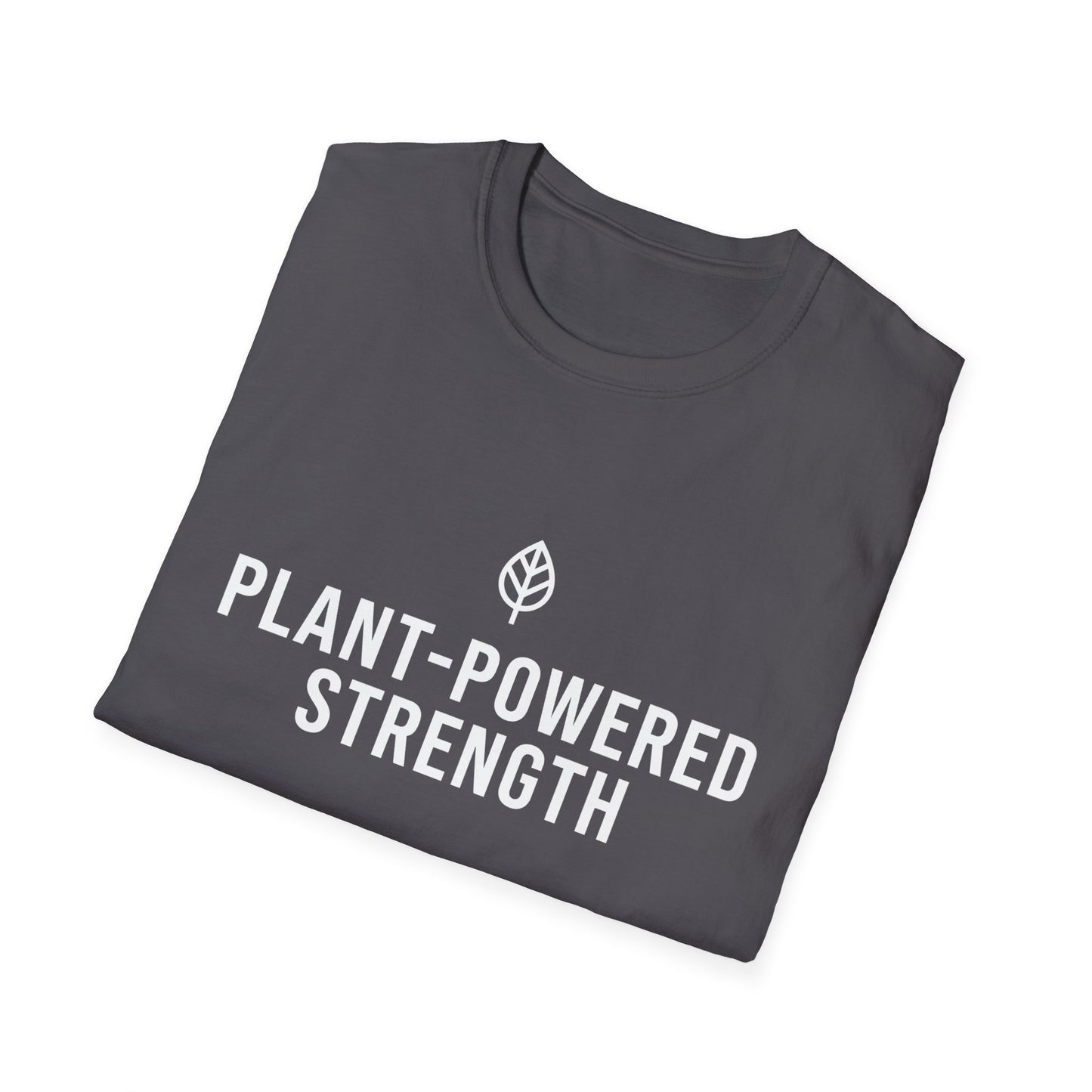 Plant-Powered Strength with Leaf Motif T-Shirt