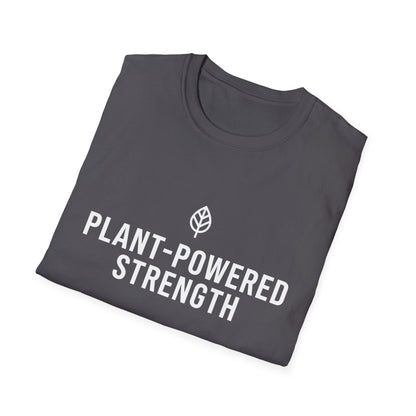 Plant-Powered Strength with Leaf Motif T-Shirt