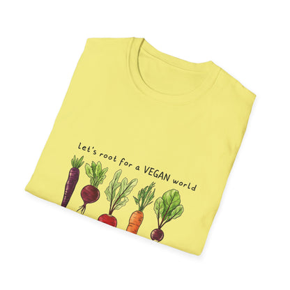 Let's root for a vegan world T-Shirt