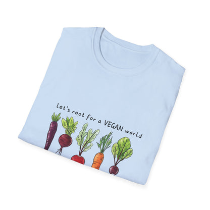Let's root for a vegan world T-Shirt