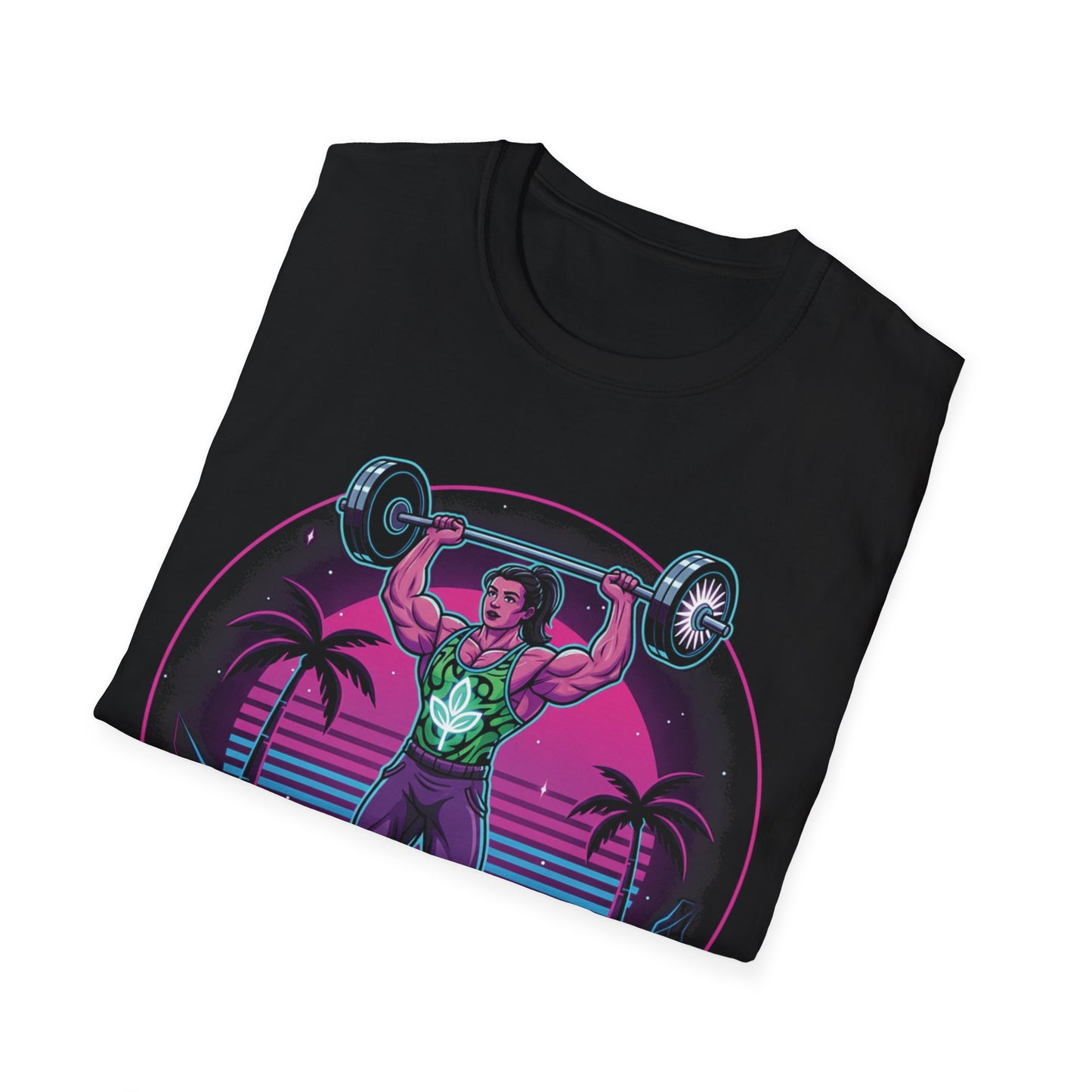 [RETRO] Plant Powered Strength Woman T-Shirt