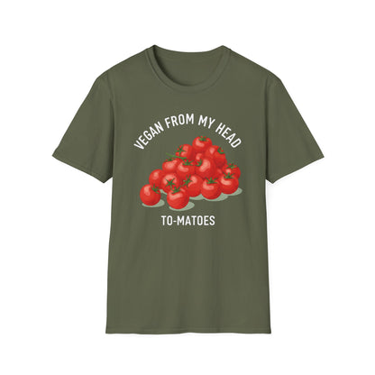 Vegan from my head tomatoes T-Shirt