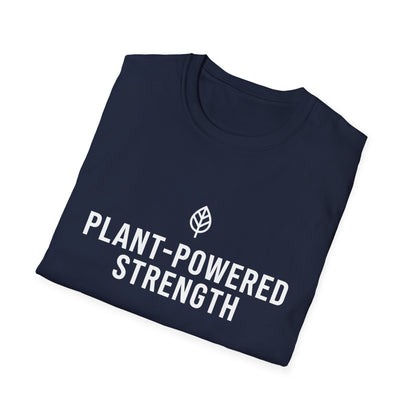 Plant-Powered Strength with Leaf Motif T-Shirt