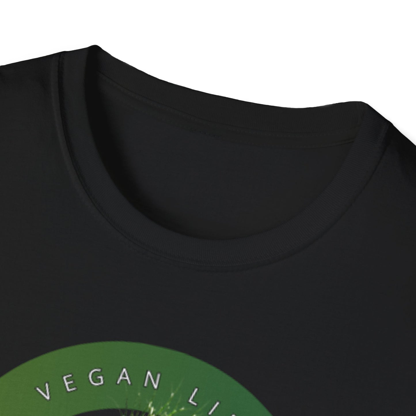 Vegan Life. Animal Strength_Iron Lettuce Logo T-Shirt