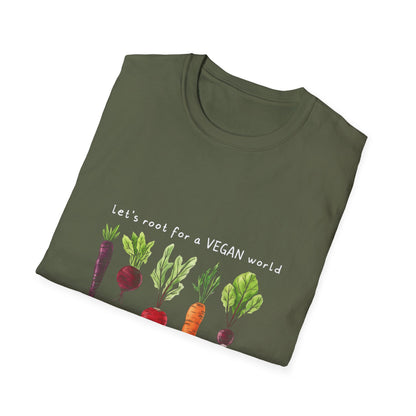 Let's root for a vegan world T-Shirt