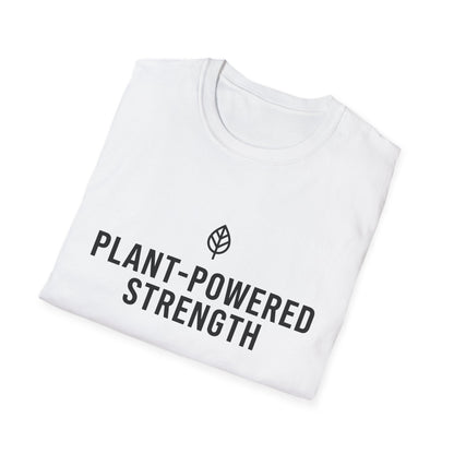 Plant-Powered Strength with Leaf Motif T-Shirt