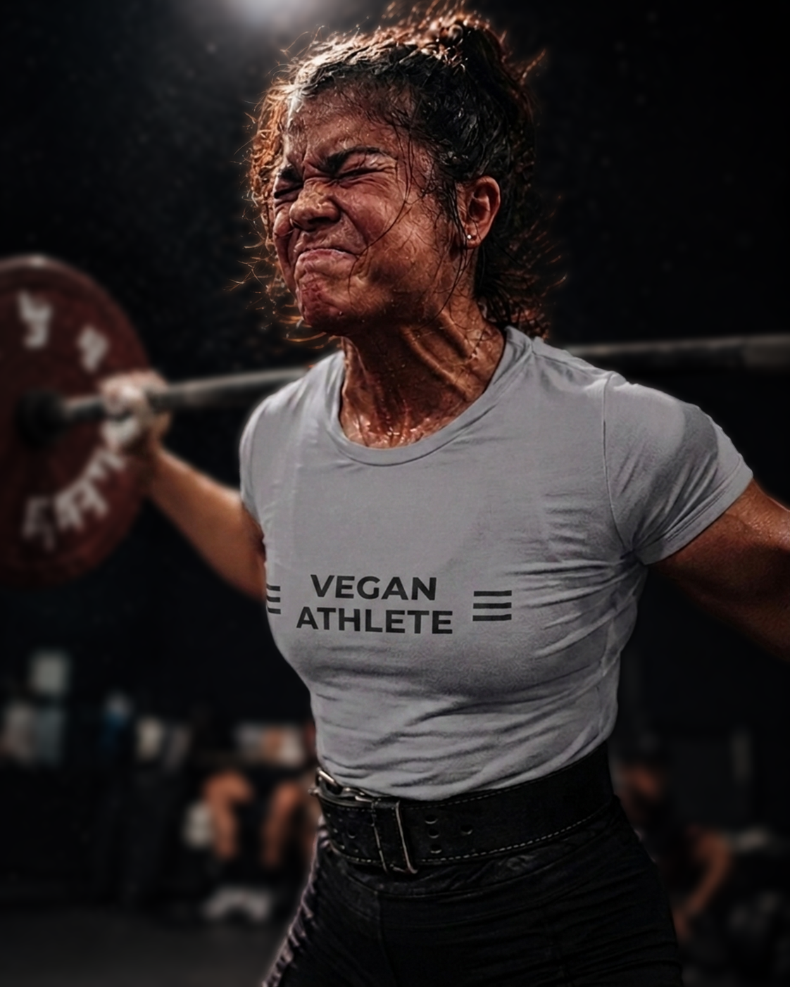 Vegan Athlete Striped Tee